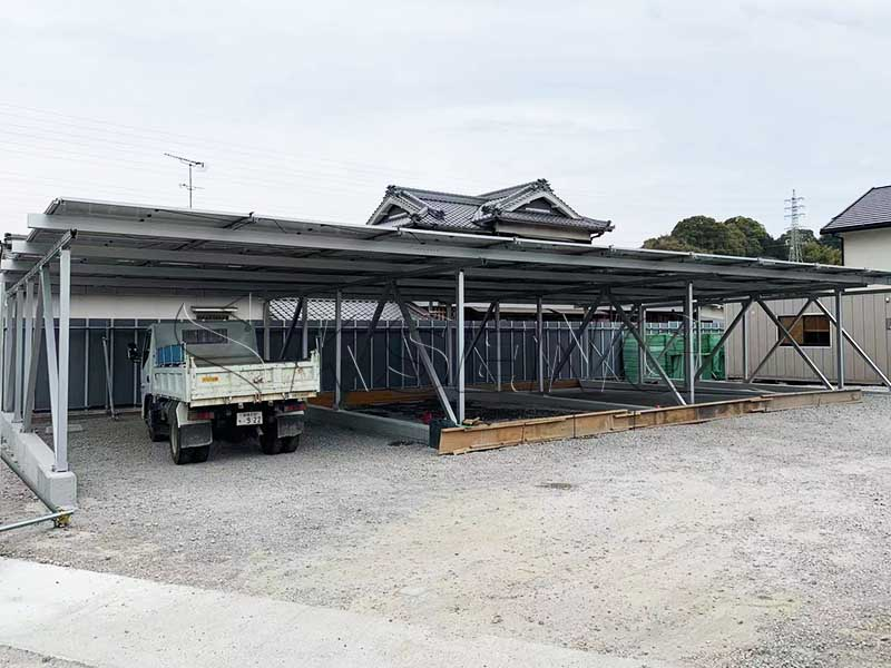 Japan zonne-carportproject 33,3 kW